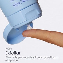 Flamingo - Afeitadora manual para vello púbico para mujeres, kit de afeitado, 1 afeitadora, gel exfoliante para afeitar 5 fl oz - suero reparador para