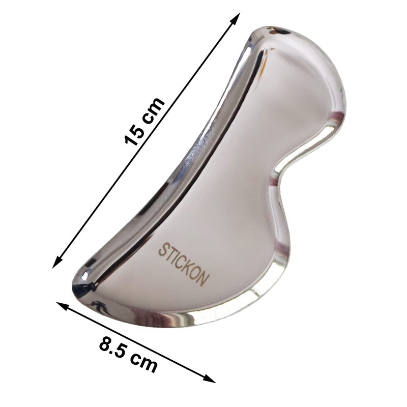 JustSun Gua Sha Scraper Soft Tissue Massage Tools Stainless Steel