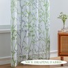Luvyohmee Semi Sheer Curtains for Bedroom, Sage Green Curtains 63