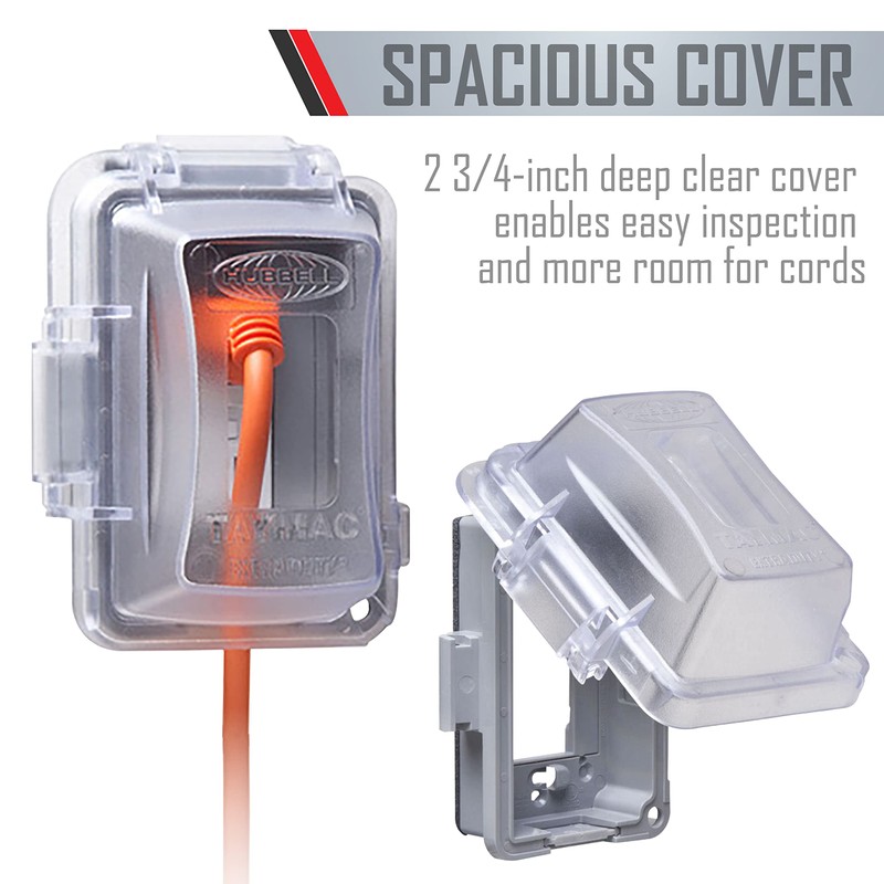 TayMac MM420C 1-Gang Nonmetallic Extra Duty Weatherproof In-Use Horizontal/Vertical 16-in-1