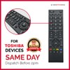 Replacement Remote Control For Toshiba 40L2433D 40L2433DB 40L2433DG