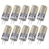 RAYHOO 10pcs G4 Base LED Light Bulbs, Warm White 3000K,