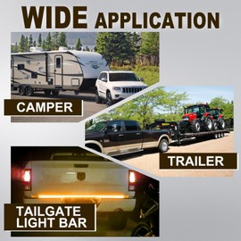Agrieyes 7 Pin to 4 Pin Trailer Adapter, 7 Way to 5 Way Trailer Light Plug, Trailer Connector for Truck RV Utility Tow Hitch Boat, Weatherproof