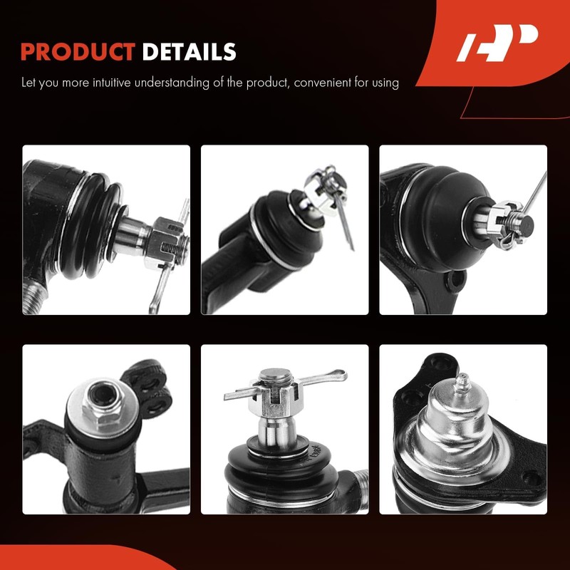 A-Premium Set of 8, Front Sway Bar Link, Upper Ball