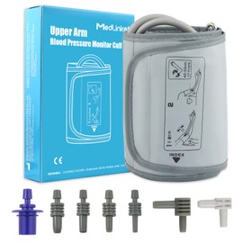 MEDLINKET XL Blood Pressure Cuff, 17-21inch (42-53cm) Extra Large Blood Pressure Cuff for Big Arms Compatible with Omron Blood Pressure Monitor, Tailored Fit for Tapered Arms