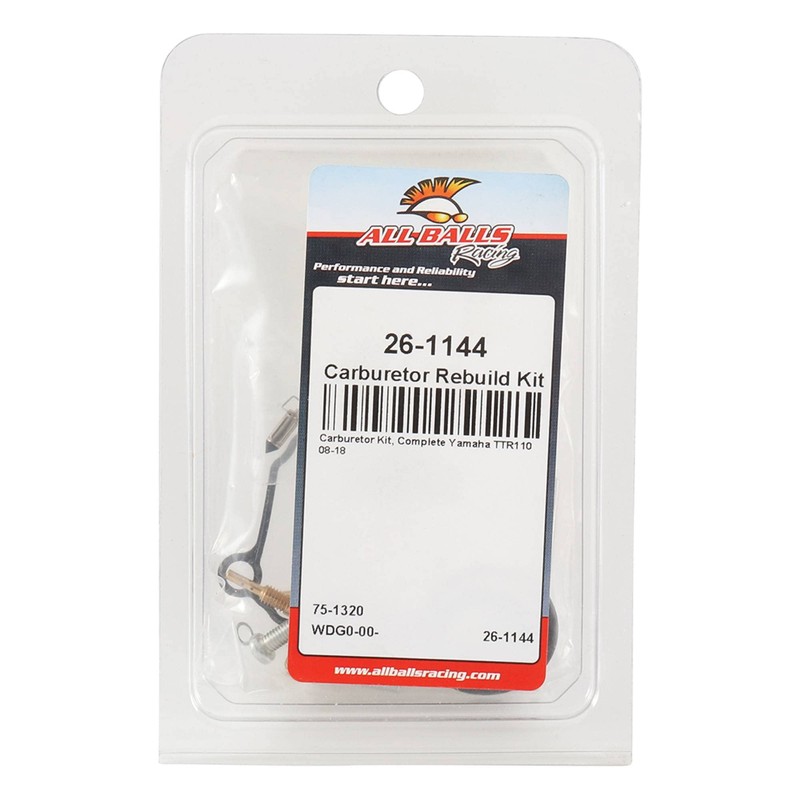 All Balls Racing Carburetor Rebuild Kit 26-1144 Compatible With/Replacement For
