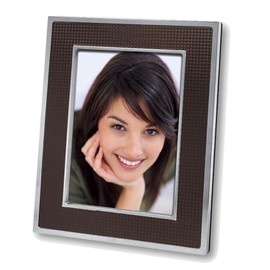 Zep 7x5-inch Moka Photo Frame, Brown