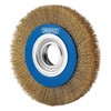 Draper 08066 Brassed Steel Bench Grinder Wire Wheel Brush, 150