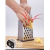 Kaishun Cheese Grater, Box Grater for Cheese Stainless steel Vegetable