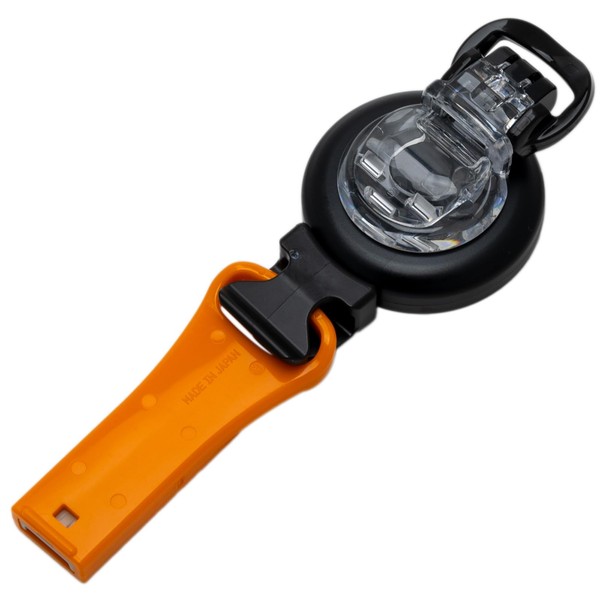 YCMCORPORATION CPR47O Whistle Reel with Clip Orange