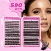 Extensiones De Pestañas 3040d5060d80100d 8-16mm W Shape
