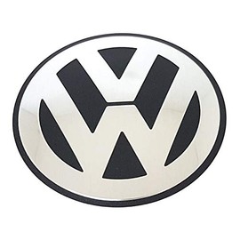Volkswagen 06F103940 Emblem VW Engine Cover Suction Pipe Vent Cylinder Block Logo Silver/Black