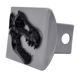 Elektroplate Metalhead T-Rex All Metal Brushed Chrome Hitch Cover for Trucks and SUVs | Fits Standard 2" Trailer Hitch Receivers | Premium Weatherproof