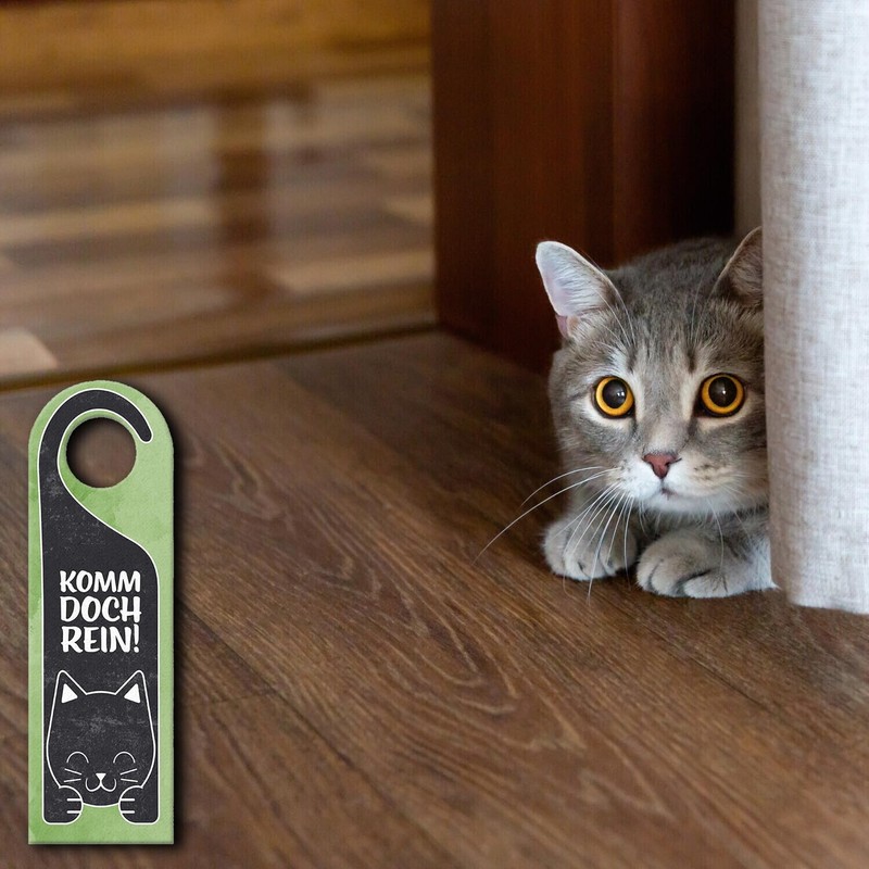 Komm doch rein oder Bitte nicht stören Door Hanger with