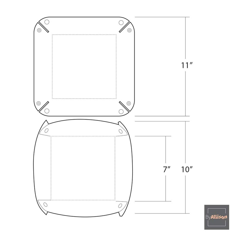 ByAllison Jigsaw Puzzle Sorting Trays 8 Pieces Stackable Large Trays