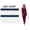 Vlazom Long Sleeved Winter Two-Piece Pyjamas Warm Set for Women,