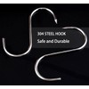 Meat Hooks 4'', Stainless Steel Butcher's Hook(10Pack), Meat Hook Tool