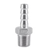 SS304 Male Thread Pipe Fitting Barb Hose Tail Connector Stainless