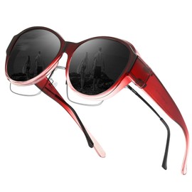 IGnaef Polarized Fit Over Sunglasses for Women Men UV Protection to Wear Over Glasses IF833