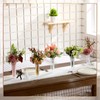 Eaasty 24 Pcs Small Plastic Vases, Mini Vases for Flowers,