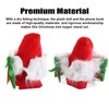 Xmas Tree Topper Funny Green Monster Hiding Behind Book Treetop