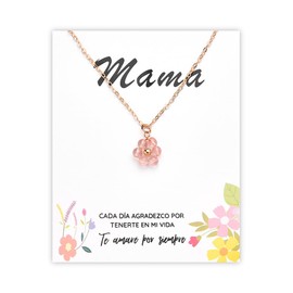 Mothers Day Necklaces for Mom Gifts for Birthday from Daughter Son Mother Accessories Appreciation Gift for Mom Thank You Mama Present Mommy Keepsake Necklaces Mom Souvenir Mum Wedding Gift from Bride