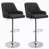 VECELO Bar Stools Set of 2 Adjustable Counter Kitchen Dining