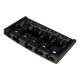GOTOH 404BO-5 5-String Bass Bridge w/Brass Saddles - Black