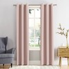 Sun Zero Easton Blackout Energy Efficient Curtain Panel, Blush Pink,