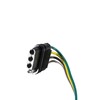 Hopkins 48025 4 Wire Flat Vehicle End Connector with Splice