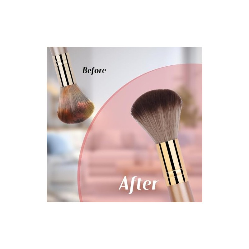 Caja de Limpieza de Pinceles de Maquillaje con 100g Quitacolor