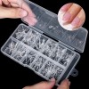 Ultra Soft Gel Tips Puntas De Uñas Extra Cortas 120pzas