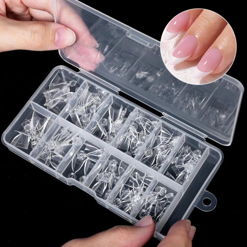 Ultra Soft Gel Tips Puntas De Uñas Extra Cortas 120pzas