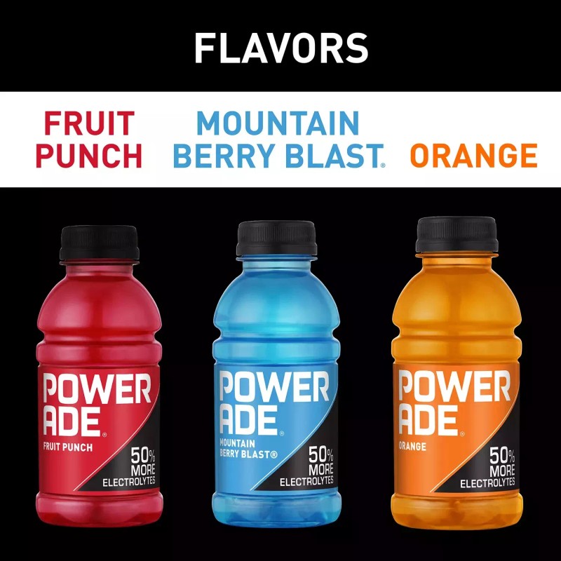 POWERADE Variety Pack Sports Drink, 12 fl. oz., 24 pk.