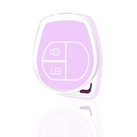 OFF WE GO OFF WE GO Autoschlssel Hlle Schlssel Hlle Schlsselhlle Cover fr Suzuki Alto III APV Baleno Carry Grand Vitara I Ignis II Jimny Samuria Schlsselbox Schlsselcover Schutz Geh?use, Lila Silber