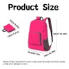 25L Lightweight Backpack, Foldable Large Capacity Nylon Hiking Daypack Rucksack,