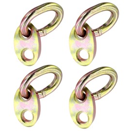 QWORK 7100 Engine Lifting Brackets, 4 Pack Engine Hoist Leveler, 5,500 lb Capacity for Engine Load Levelers & Lifting Slings