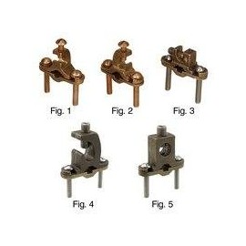 Ilsco BGC-2T-DB BRZ MEC 10-2(1/2-1GR, 3/8-1RB) UL, PERPEN, Silver