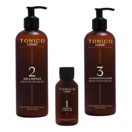 Vittale Kit 3 Pasos Crecimiento Reparador Cabello Rizado