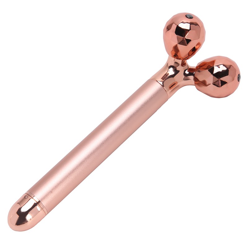 Electric 3D Facial Roller Massager Remove Puffiness Slimming Tightening Face