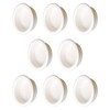 MOROBOR 8 Pack Closet Door Finger Pull, Plastic Round Sliding