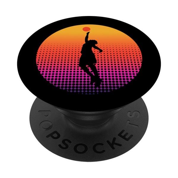 Basketball Game Hoop Slam Dunk Ball Retro Sunset Player Gift