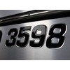 Boat & Jetski Registration Numbers - Domed/Raised Decal (16 pcs)