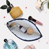 iapodiad Makeup Bag Spring Flowers Cosmetic Bag Mini Portable Travel