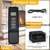 DEEKOOLGas Fireplace Remote Control Kit for Millivolt Gas Valve Fireplaces