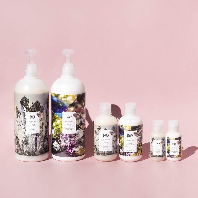 R+Co Gemstone Color Conditioner Retail Liter | Prolonged Color Vibrancy,