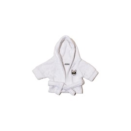 Dog Bathrobes (White, X-Small)