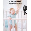 AMACOOL Baby Stroller Fan - 5000mAh Rechargeable, 3-Speed, Strong Yet