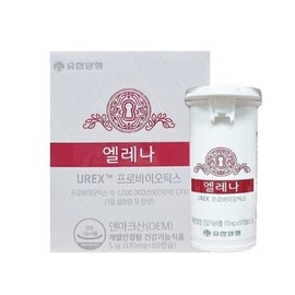 Yuhan Corporation Elena UREX Probiotics 170mg x 60 capsules 1 box VKS / 유한양행 엘레나 UREX 프로바이오틱스 170mg x 60캡슐 1박스 VKS