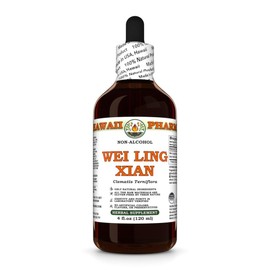 Wei Ling Xian (Clematis Terniflora) Dry Root Glycerite, Made in Hawaii, All Natural, Vegan, Lab Tested Alcohol-Free Liquid Extract - 4 fl.oz
